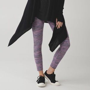 Lululemon High Times Pant Space Dye Camo Tender Violet Black Grape